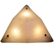 Lampada da parete moderna metà secolo La Murrina arte vintage vetro di Murano anni 70