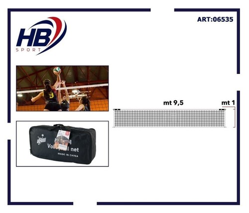 Rete pallavolo 5x1 m - pallavolo-9,5x1,