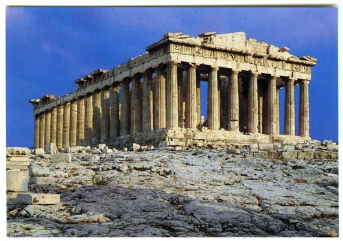 1970 greece postcard the - postcard,