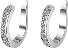 Correttore Orecchie a Sventola Senza Buco Orecchini Clip Donna, Portatili Orecch