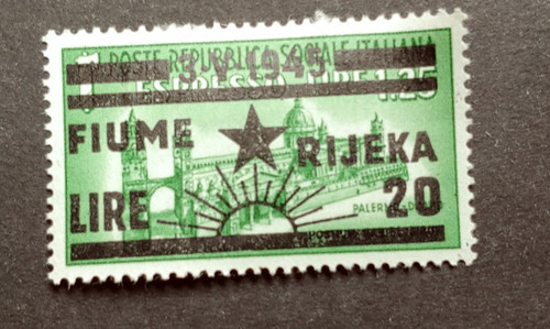 1945 fiume rijeke lire - rijeke, 20