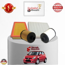 KIT TAGLIANDO 4 FILTRI SUZUKI SWIFT III 1.3 DDiS 55KW 75CV DAL 2005 -> 2010