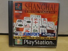 SHANGHAI TRUE VALOR Gioco PS1 PLAYSTATION 1 SONY PAL