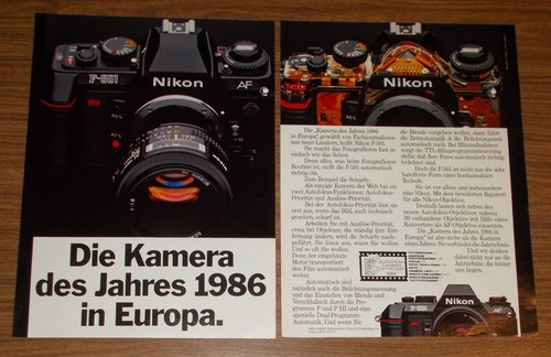 Rara pubblicità vintage nikon - pubblicità,