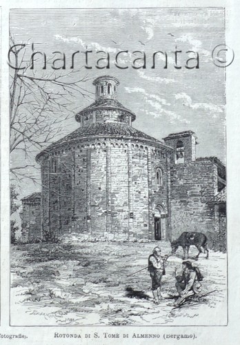 1880 incisione rotonda tome - incisione,