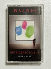 Rush Retrospective II 1981-1987 Cassette Tape Original 1997 Progressive Rock