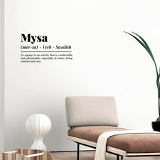 Mysa Definition - Adesivo in