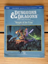 DA2 Tempio della Rana Blackmoor Modulo Dungeons & Dragons TSR # 9175