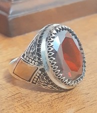 925 SILVER RING Men Solitaire