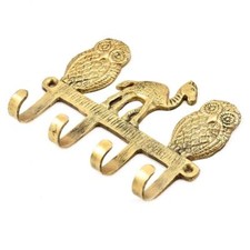 Stile Antico Ottone Decorativo Animali Ganci Supporti Vintage Finitura 2 Pz