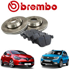 Kit Dischi e Pastiglie Anteriori Brembo Renault Twingo III Clio IV Dacia Sandero