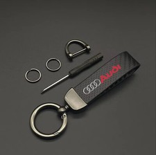 PORTACHIAVI AUDI NUOVO - STILE CARBONIO - A4 A6 A8 eTron A1 A3 A5 A7 TT S3 S4 S6