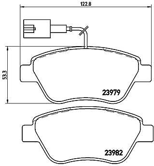 Brembo p23108 kit pastiglie - brembo,