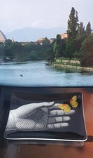 PIERO FORNASETTI SVUOTATASCHE CERAMICA CONDIZIONI TOP!!@