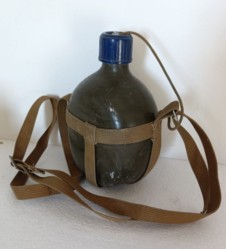 Borraccia militare tappo blu - militare,