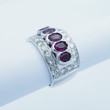 Anello in Oro 18kt con Rubini