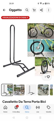 Cavalletto porta bici da - ,