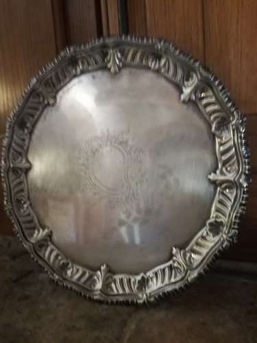 Vassoio rotondo placcato - rotondo, (placcato