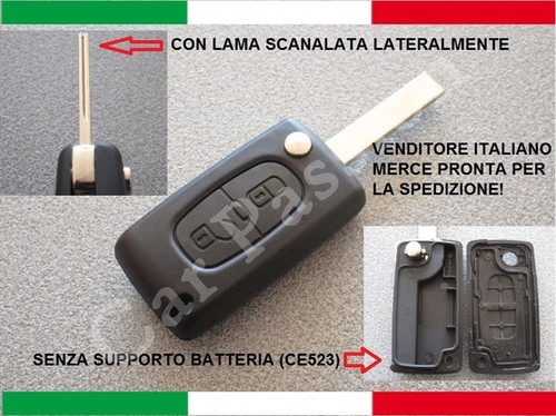 Cover chiave guscio citroen - cover,