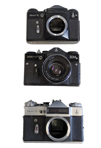 Set fotocamere sovietiche - di,