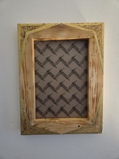 Cornice in legno foglia oro