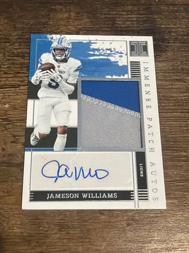 Jameson williams 2025 panini - jameson,