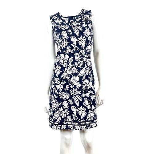 Abito talbots blu bianco - abito,