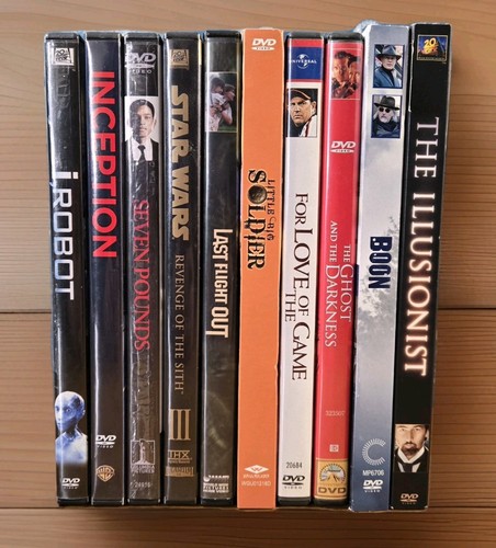 Dvd movie lot - pc.,