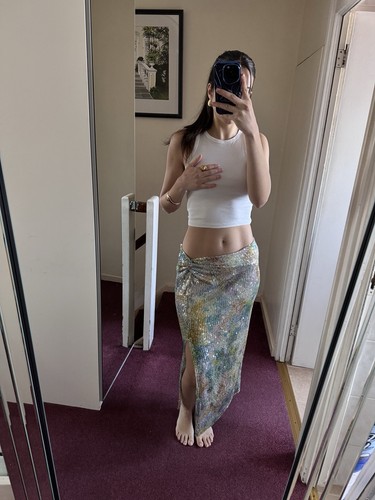 Zara gonna midi multicolore - , in