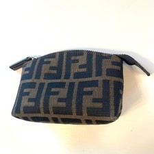 FENDI Zucca Pouch Pelle