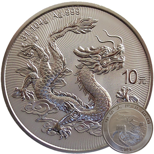 Drago cinese 2026 - , moneta