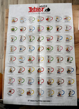 poster des 56  mugs ASTERIX
