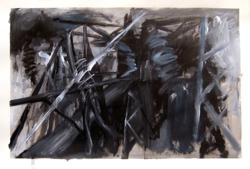 Dipinto acrilico carta - ad,