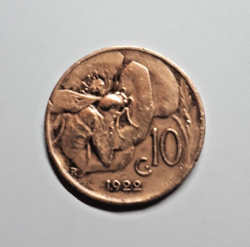 Centesimi 1922 ape - 1922, vitt