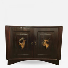 Unique Mahogany Credenza by