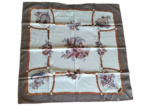 Foulard vintage beige - foulard, e