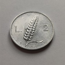 MONETA NON COMUNE 2 LIRE SPIGA