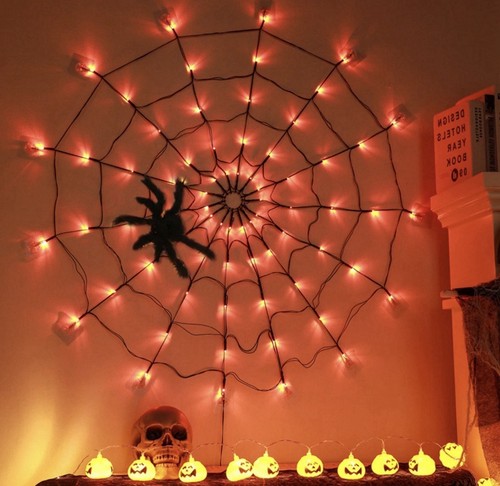 Halloween ragnatela luci - halloween,