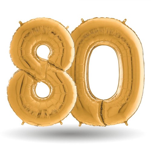 Pallone compleanno numero - , 80