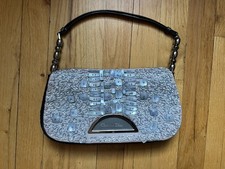 Dior by John Galliano borsa vintage malizia pelliccia di cavallo con perline di perle