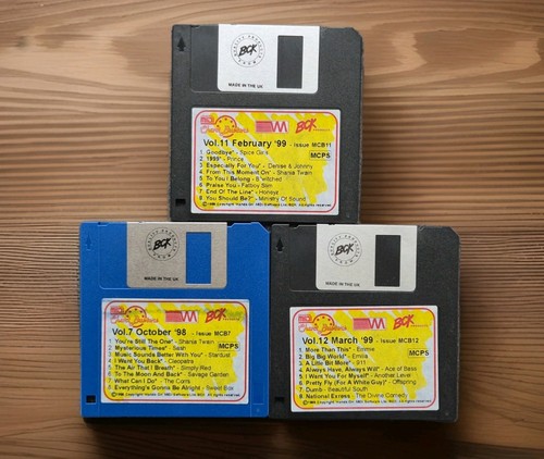 Floppy disk file canzoni - , midi