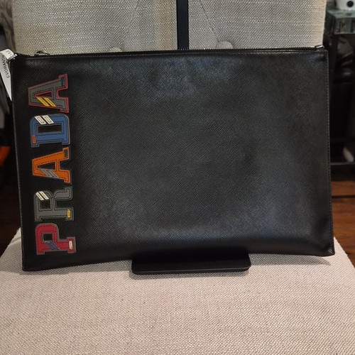 Pochette prada unisex nera - prada,