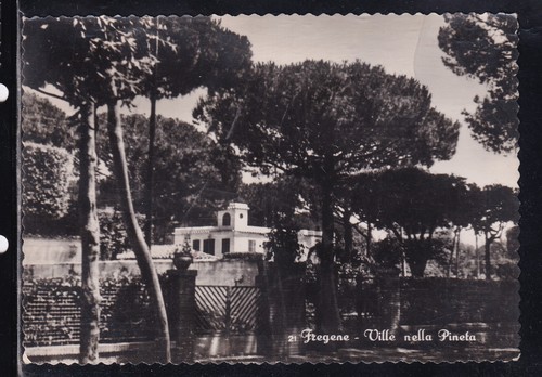 Cartolina fregene ville nella - fregene,