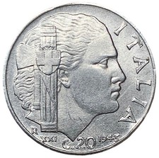 Centesimi 1943 xxi - 1943,