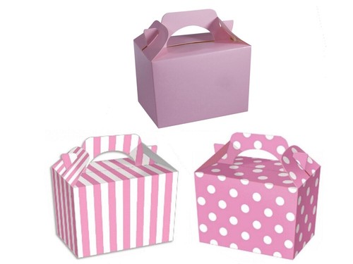 Scatole cibo rosa per feste