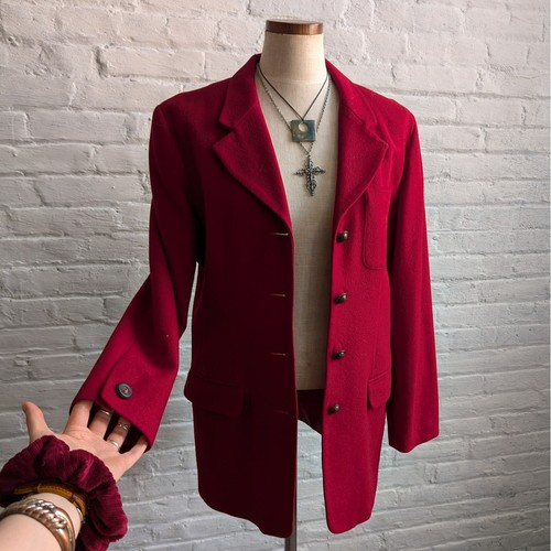Giacca lana rossa - lana, chic