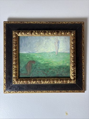 Dipinto guazzo surreale con - a,