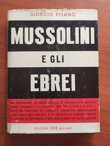 Mussolini gli ebrei - mussolini,