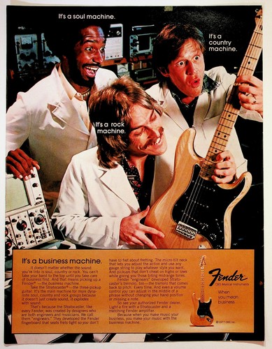 Pubblicità chitarra fender - pubblicità,