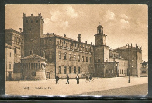 Cartolina carpi castello dei - cartolina,